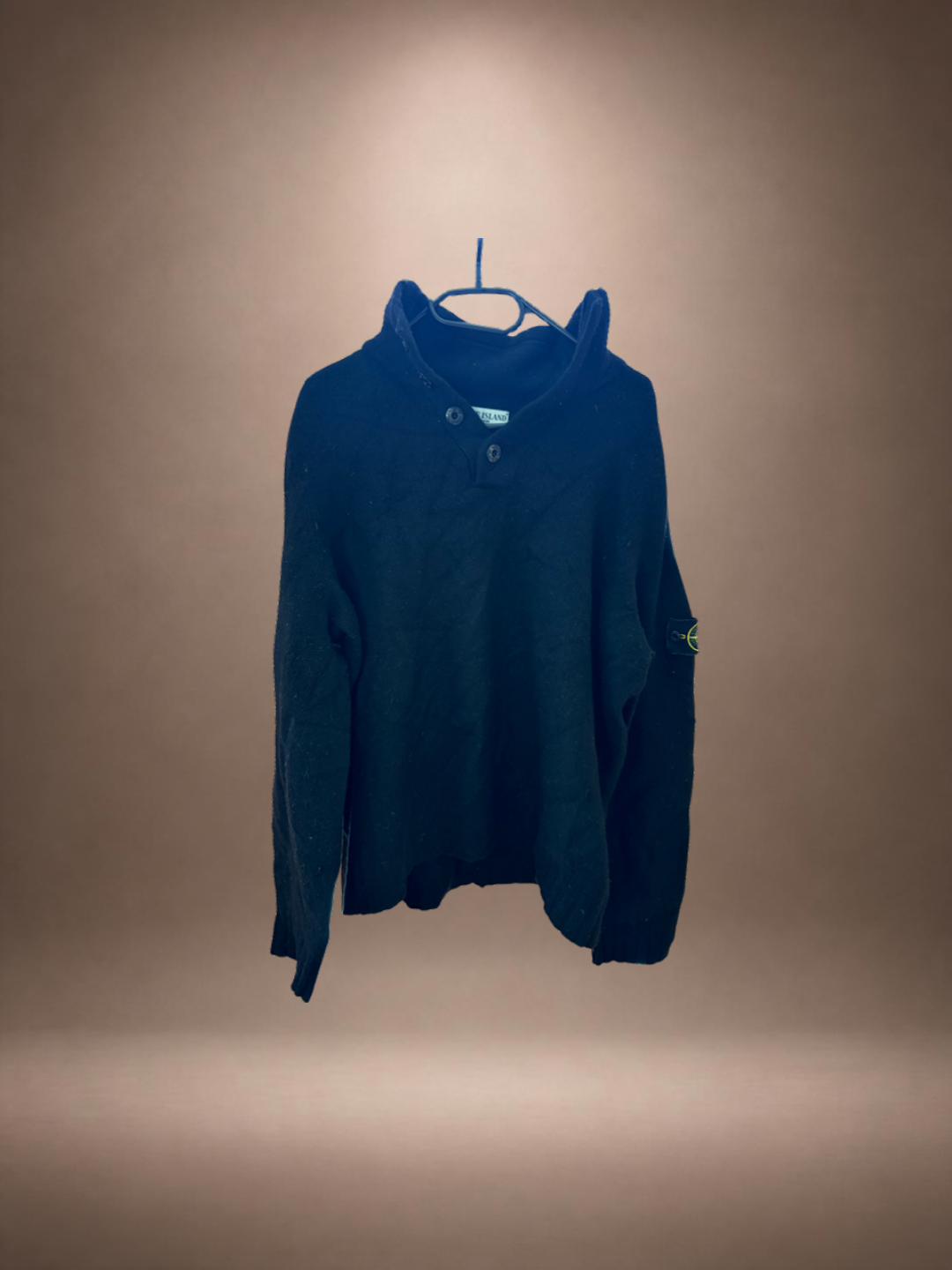 Stone Island Kraagtrui Zwart M