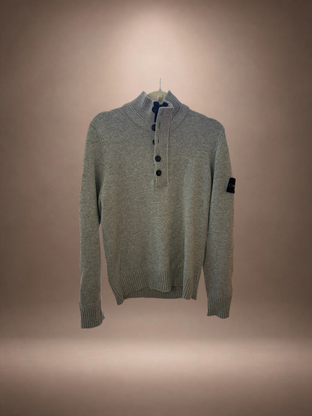 Stone Island Kraagtrui Grijs M