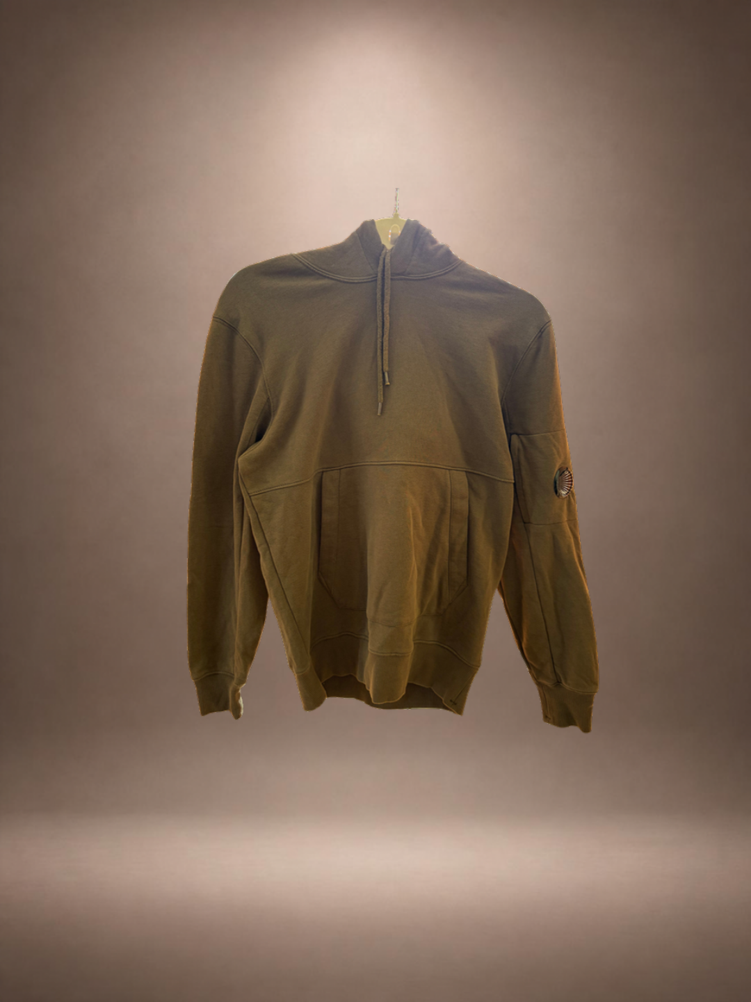 C.P. Company Hoodie Kaki S, vintage stuk