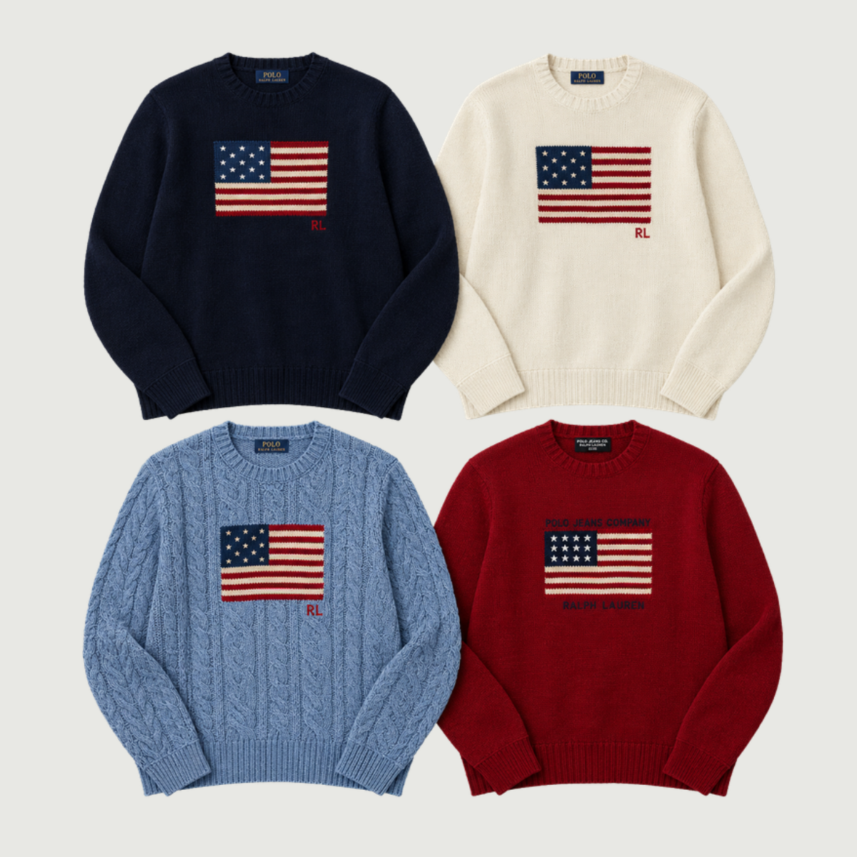 Ralph Lauren Vlag Truien Box