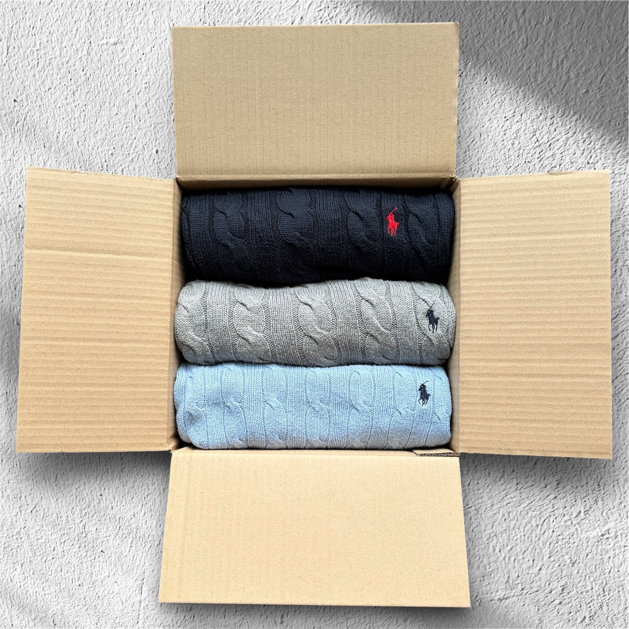Ralph Lauren Cable Knit Box